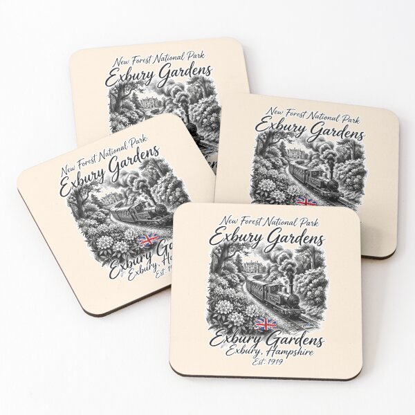 Item preview, Exbury Gardens Steam Train Charcoal Art designed and sold by EvergreenPark - Tee Studio.