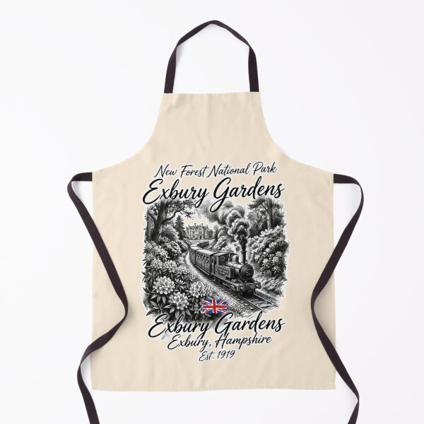 Item preview, Exbury Gardens Steam Train Charcoal Art designed and sold by EvergreenPark - Tee Studio.