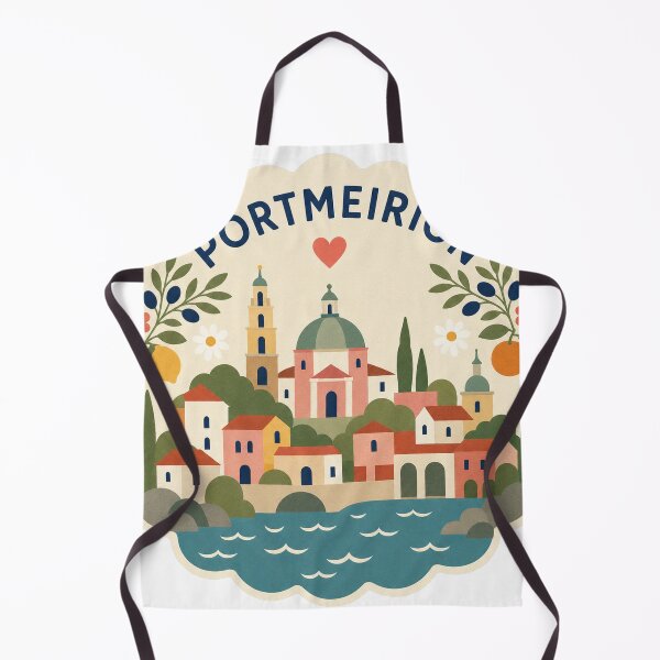 Item preview, Portmeirion Wales Travel Souvenir Modern Folk Art designed and sold by VisualArtsOasis.