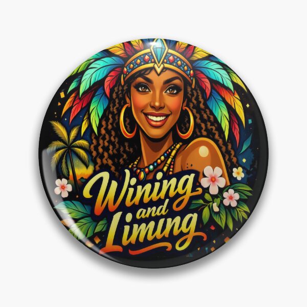Item preview, Wining and Liming Carnival Queen designed and sold by 5PalmsCreative.