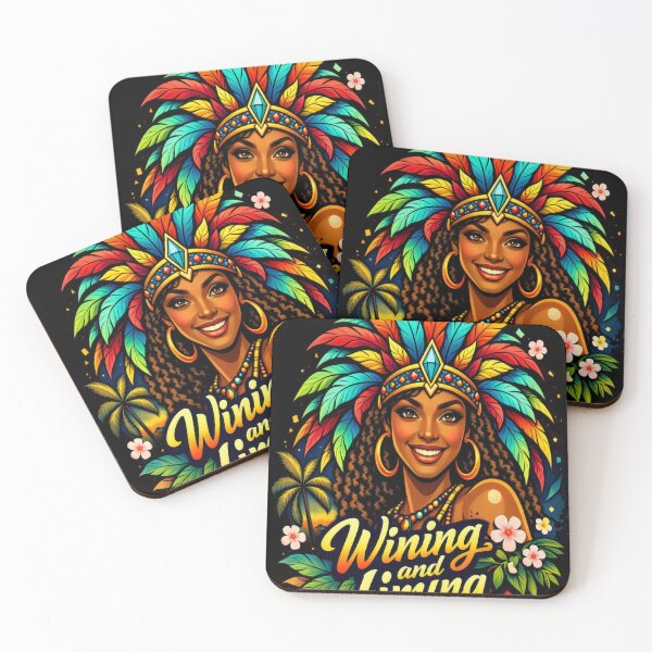Item preview, Wining and Liming Carnival Queen designed and sold by 5Palms.