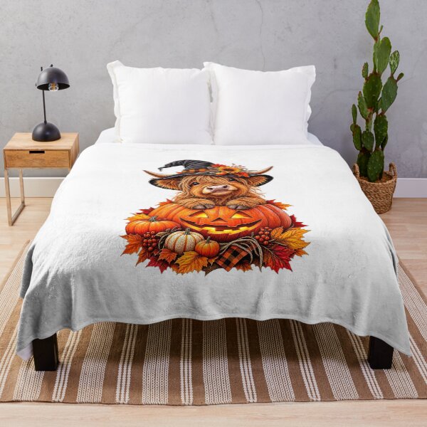 Item preview, Halloween Highland Calf designed and sold by NativeGraffix.