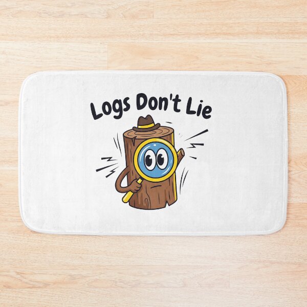 Item preview, Logs Don't Lie designed and sold by Brain Fog Lab.