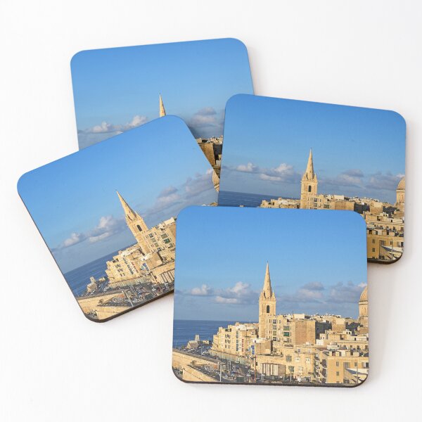 Item preview, Iconic Skyline of Valletta with Basilica Dome and St Paul's Spire, Malta designed and sold by goceris.