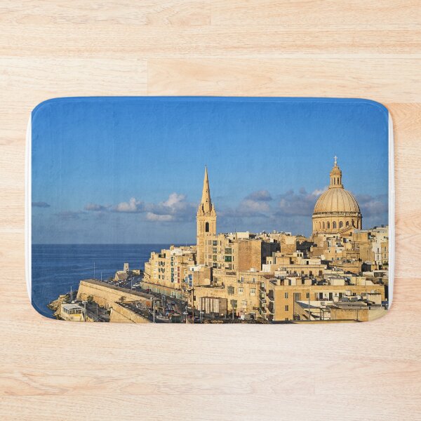 Item preview, Iconic Skyline of Valletta with Basilica Dome and St Paul's Spire, Malta designed and sold by goceris.