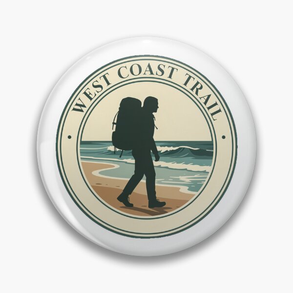 Item preview, Backpacker on the beach West Coast Trail  designed and sold by Sparking Synapses.