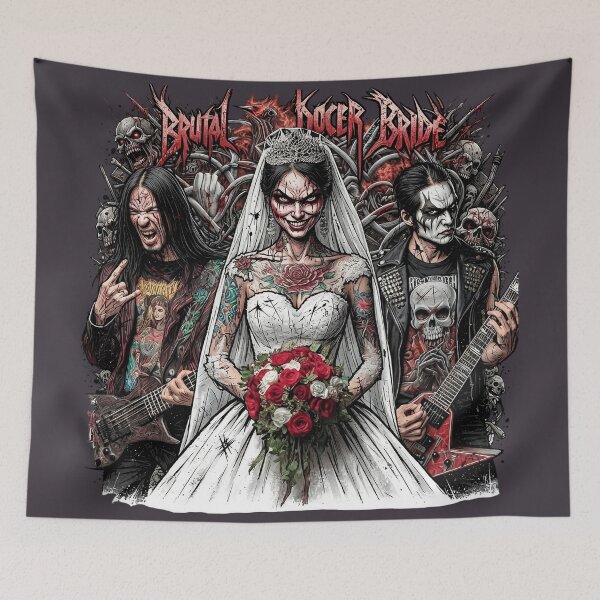 Item preview, Brutal Metal Bride Guitar Goth designed and sold by Voodoo Store Paranormal Collections.