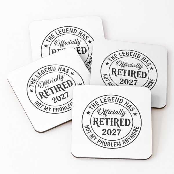 Item preview, The Legend Has Officially Retired 2027 Not My Problem Anymore Funny Retirement Gift Retiree designed and sold by Doodleoub.