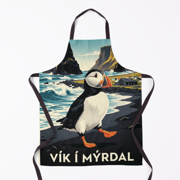 Item preview, Vintage Vik i Myrdal Puffin Travel Art designed and sold by ZUMERI.