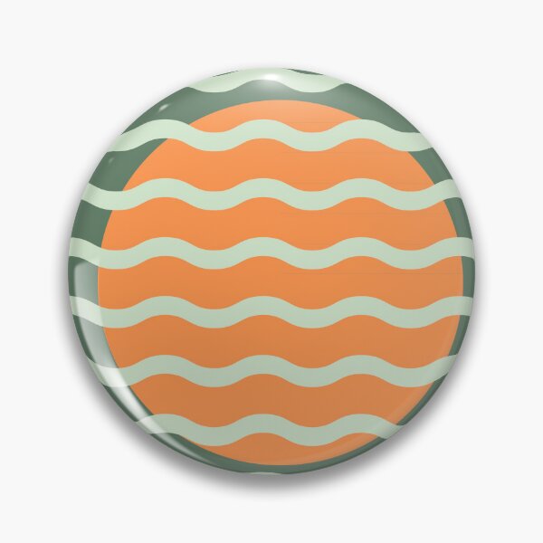 Item preview, Modern Minimalist Sunset Over Waves - Sage and Peach Abstract Green Mint Harmony designed and sold by nineFlorals.