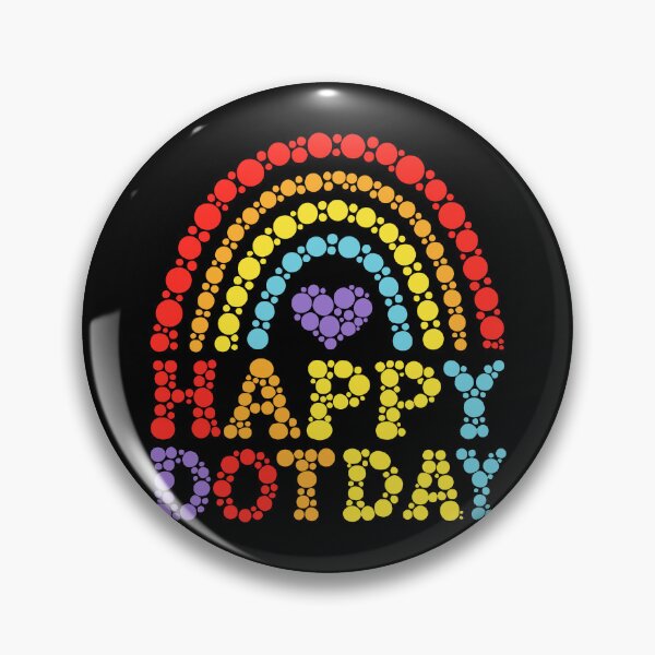 Item preview, Happy Dot Day 2026 Rainbow Design designed and sold by gunaone-design.