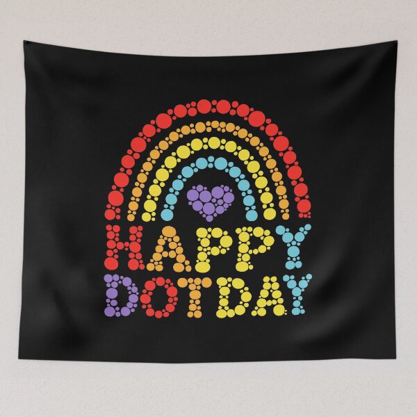 Item preview, Happy Dot Day 2026 Rainbow Design designed and sold by gunaone-design.