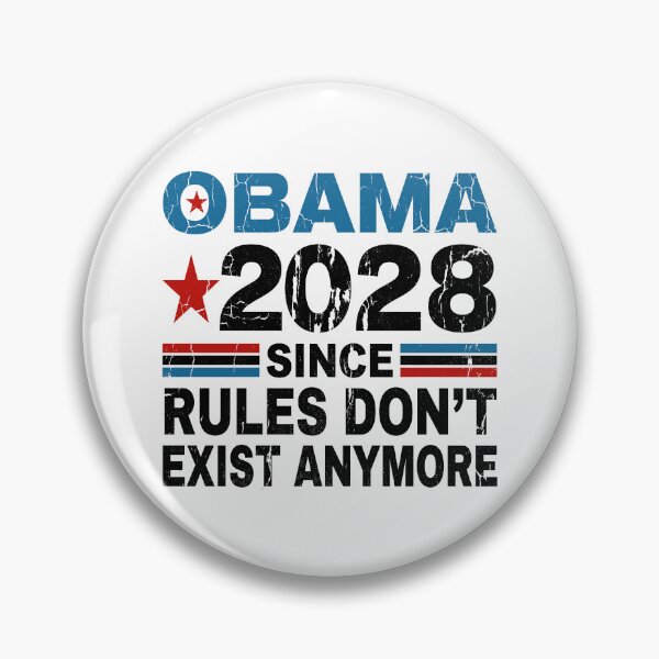 Item preview, Obama 2028 Since Rules Don't Exist Anymore US Politics Election Humor designed and sold by Doodleoub.
