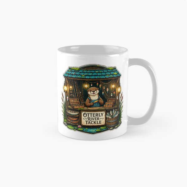 Item preview, Otterly River Tackle | Whimsical Woodland Fishing Shop designed and sold by MrDev.