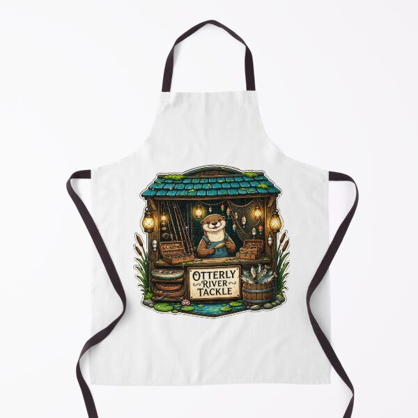 Item preview, Otterly River Tackle | Whimsical Woodland Fishing Shop designed and sold by MrDev.