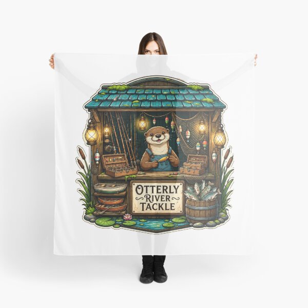 Item preview, Otterly River Tackle | Whimsical Woodland Fishing Shop designed and sold by MrDev.