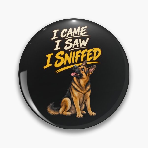 Item preview, I Came I Saw I Sniffed German Shepherd Funny Dog designed and sold by AdicretorDesign.