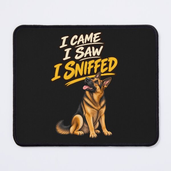 Item preview, I Came I Saw I Sniffed German Shepherd Funny Dog designed and sold by AdicretorDesign.