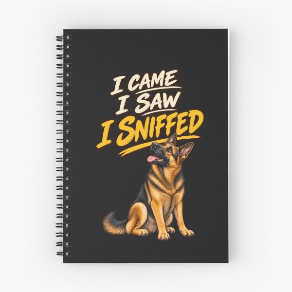 Item preview, I Came I Saw I Sniffed German Shepherd Funny Dog designed and sold by AdicretorDesign.