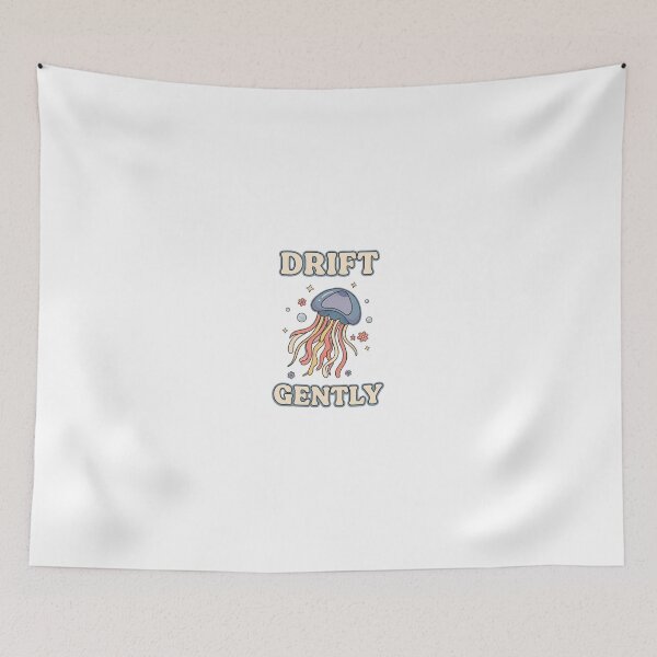 Item preview, Drift Gently Dreamy Jellyfish Art designed and sold by GoofyShopp.