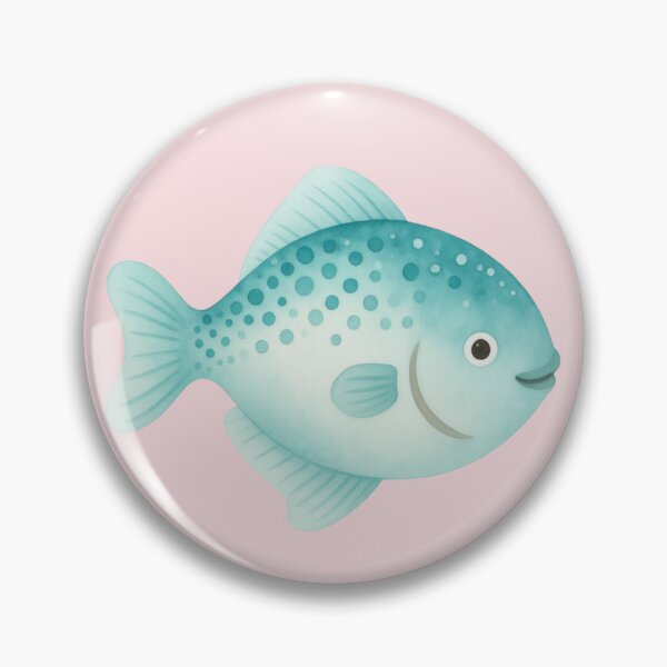 Item preview, Mint Fish Watercolor designed and sold by DariaCraft.