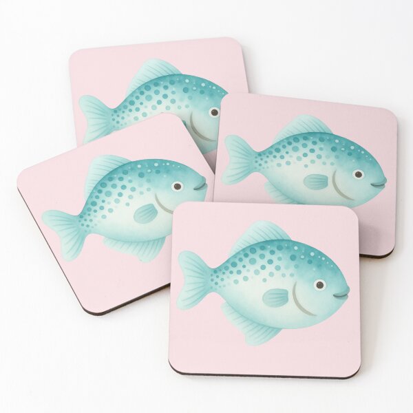 Item preview, Mint Fish Watercolor designed and sold by DariaCraft.