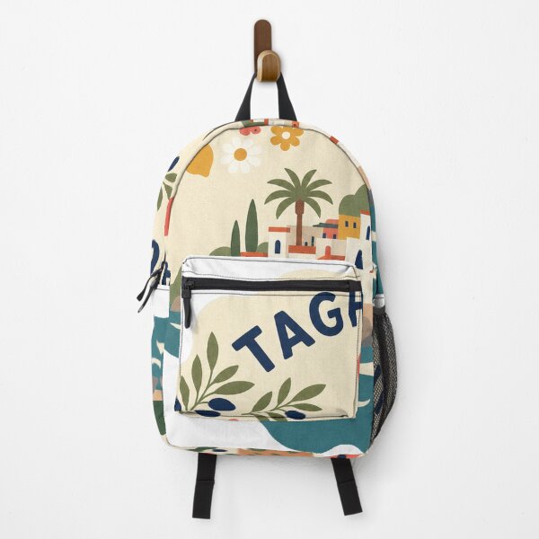 Item preview, Taghazout Morocco Travel Souvenir Modern Folk Art designed and sold by VisualArtsOasis.