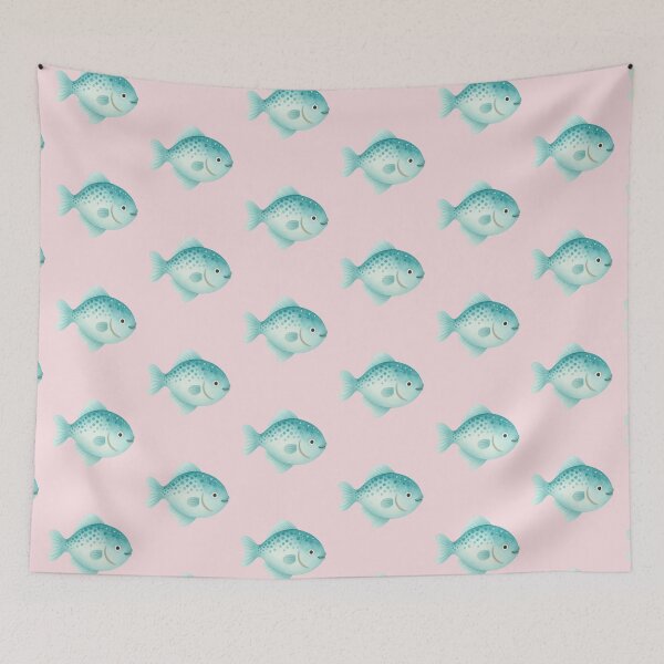 Item preview, Mint Fish Watercolor designed and sold by DariaCraft.
