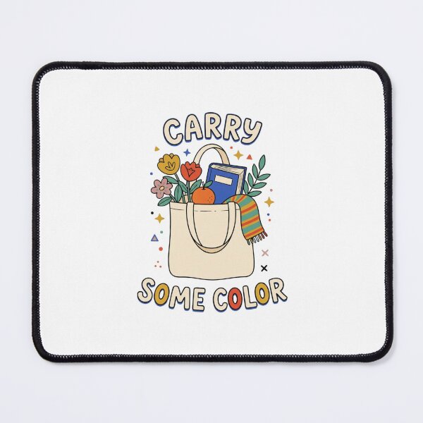 Item preview, Carry Some Color Colorful Folk Tote designed and sold by GoofyShopp.