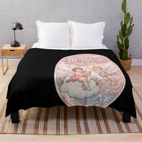 Item preview, Heaven Sent Angel Cherub Pink and Navy designed and sold by phuonthan7475.
