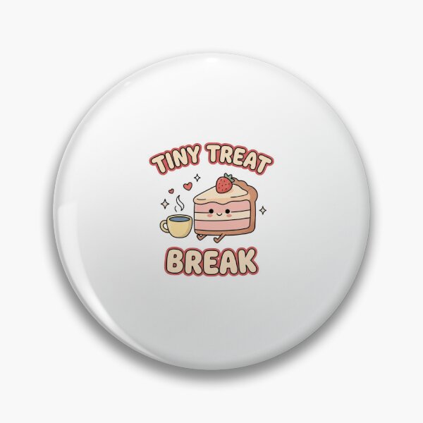 Item preview, Tiny Treat Break Cute Strawberry Cake designed and sold by GoofyShopp.