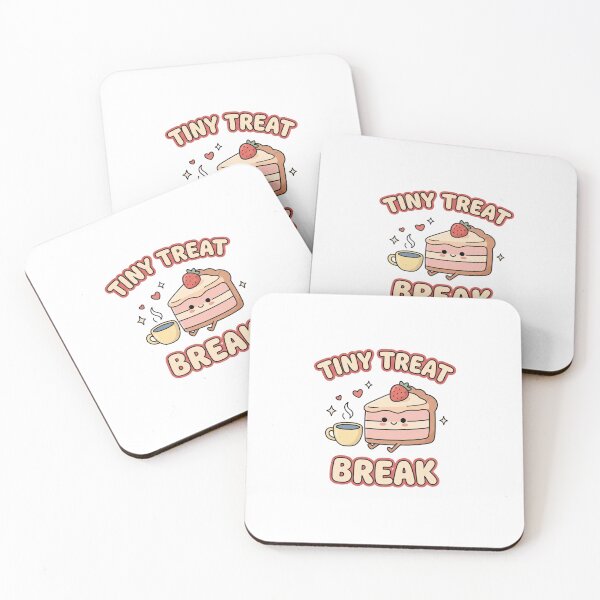 Item preview, Tiny Treat Break Cute Strawberry Cake designed and sold by GoofyShopp.