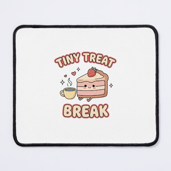 Item preview, Tiny Treat Break Cute Strawberry Cake designed and sold by GoofyShopp.