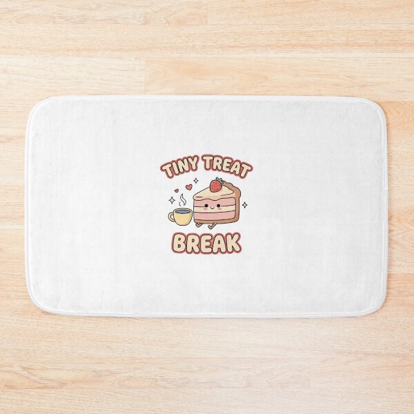 Item preview, Tiny Treat Break Cute Strawberry Cake designed and sold by GoofyShopp.