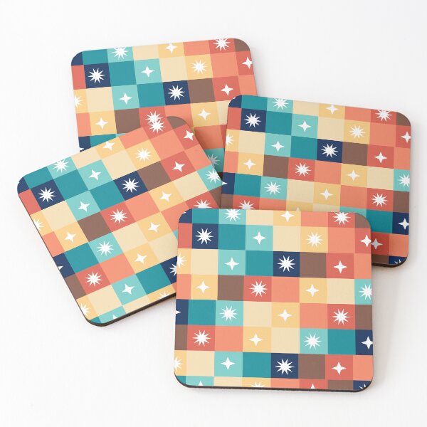 Item preview, Retro Squares and Stars  designed and sold by SyPhelan.