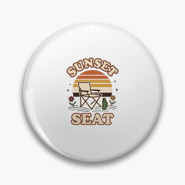 Item preview, Sunset Seat Retro Outdoor Design designed and sold by GoofyShopp.