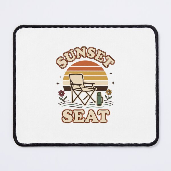 Item preview, Sunset Seat Retro Outdoor Design designed and sold by GoofyShopp.