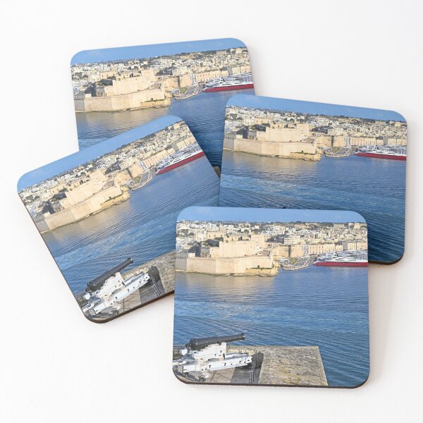 Item preview, Historical Cannon at Saluting Battery Overlooking Fort St. Angelo and Grand Harbour, Malta designed and sold by goceris.