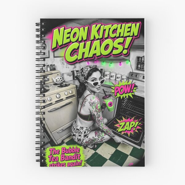 Item preview, Kitchen Blast: When Chaos Turns Neon designed and sold by Print Fiction.