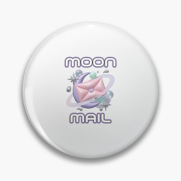 Item preview, Moon Mail Y2K Pastel Space Graphic designed and sold by GoofyShopp.