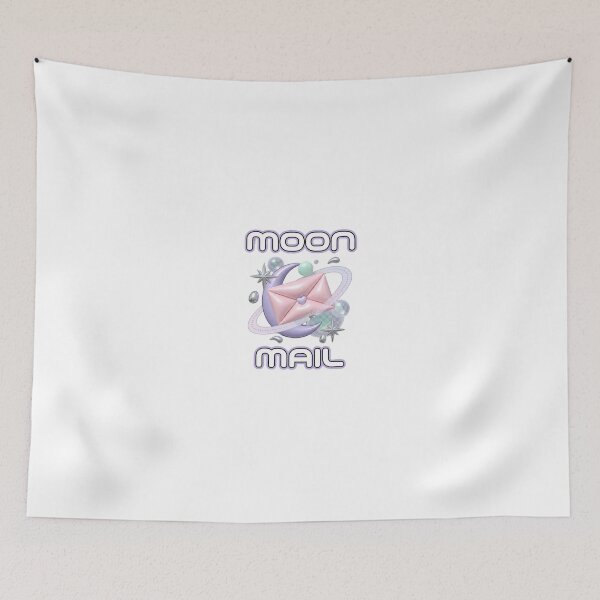 Item preview, Moon Mail Y2K Pastel Space Graphic designed and sold by GoofyShopp.