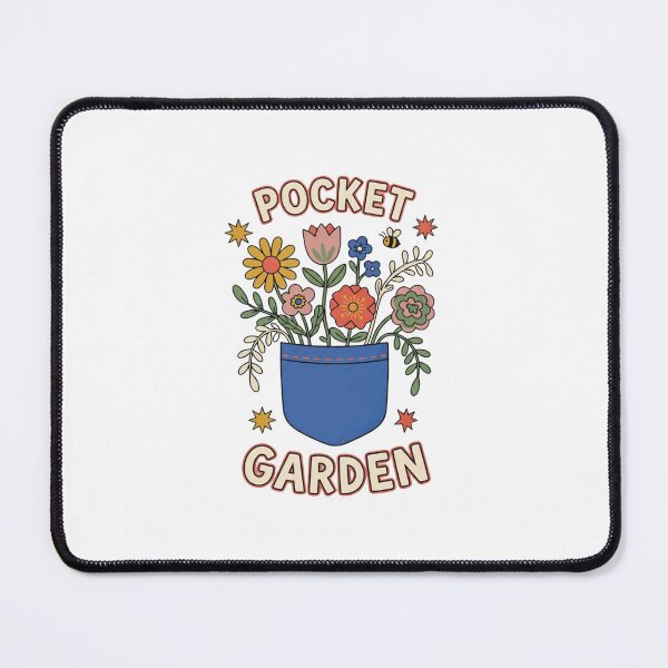 Item preview, Pocket Garden Colorful Folk Flowers designed and sold by GoofyShopp.
