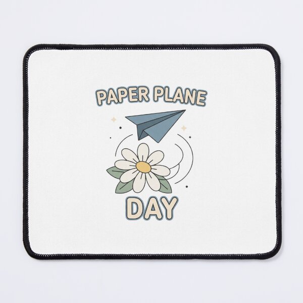 Item preview, Paper Plane Day Minimal Retro Graphic designed and sold by GoofyShopp.