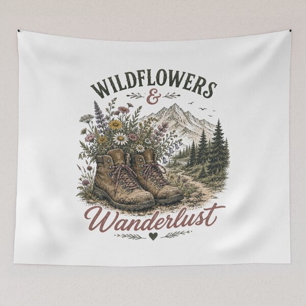 Item preview, Wildflowers & Wanderlust designed and sold by Side Quest Co..