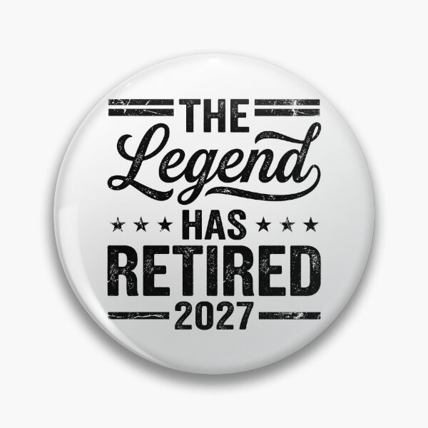 Item preview, The Legend Has Retired 2027 Retirement Gift Retiree Employee Coworker designed and sold by Doodleoub.