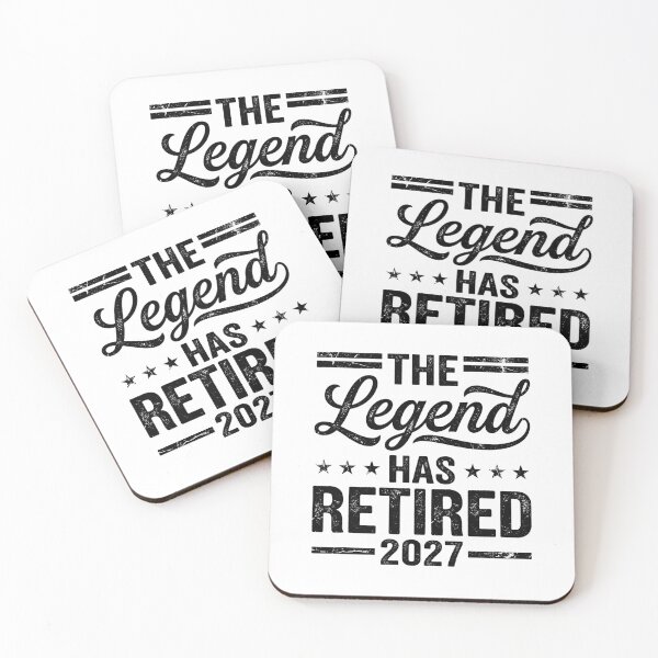 Item preview, The Legend Has Retired 2027 Retirement Gift Retiree Employee Coworker designed and sold by Doodleoub.