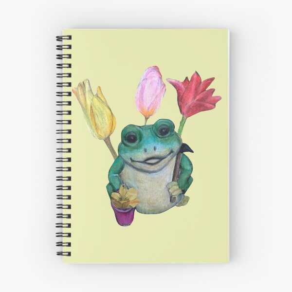 Item preview, Frog in the Springtime designed and sold by BraveSpiritArts.