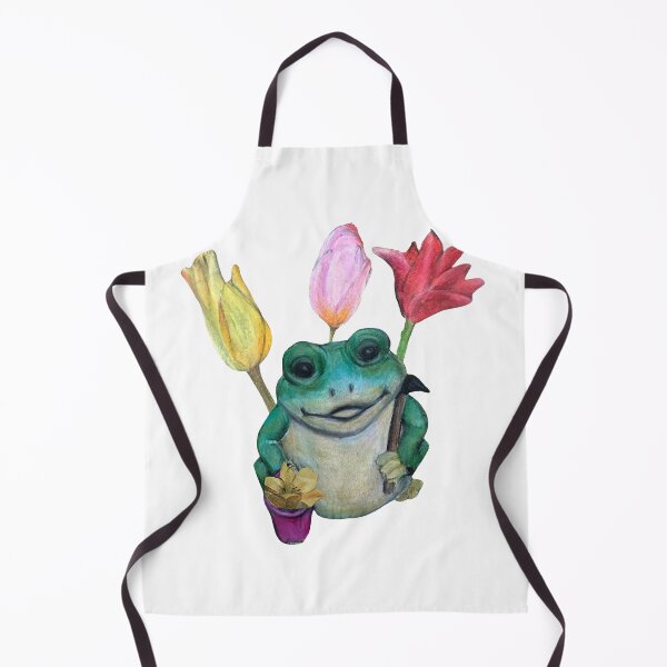 Item preview, Frog in the Springtime designed and sold by BraveSpiritArts.