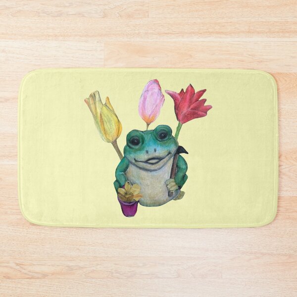 Item preview, Frog in the Springtime designed and sold by BraveSpiritArts.