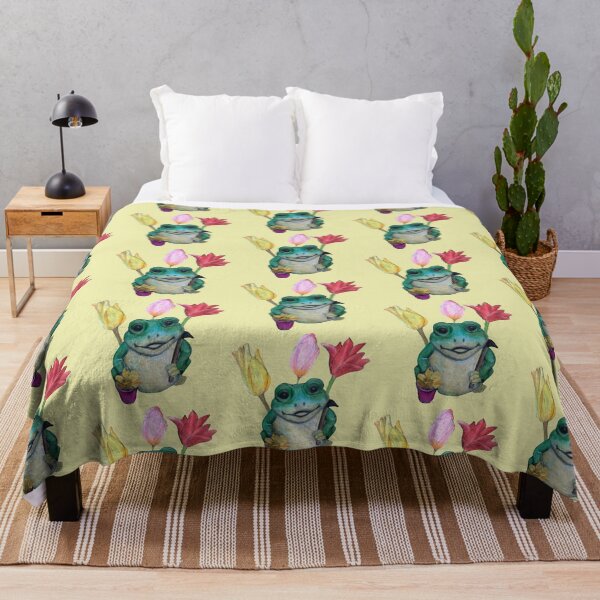 Item preview, Frog in the Springtime designed and sold by BraveSpiritArts.